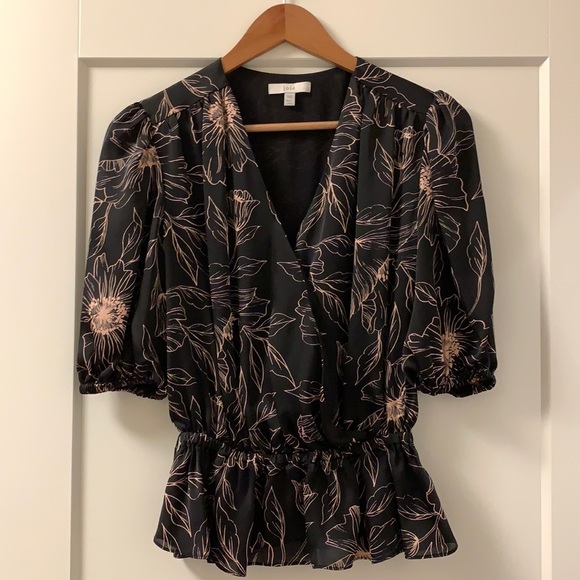 Joie Tops - Joie Black and Tan Joie blouse